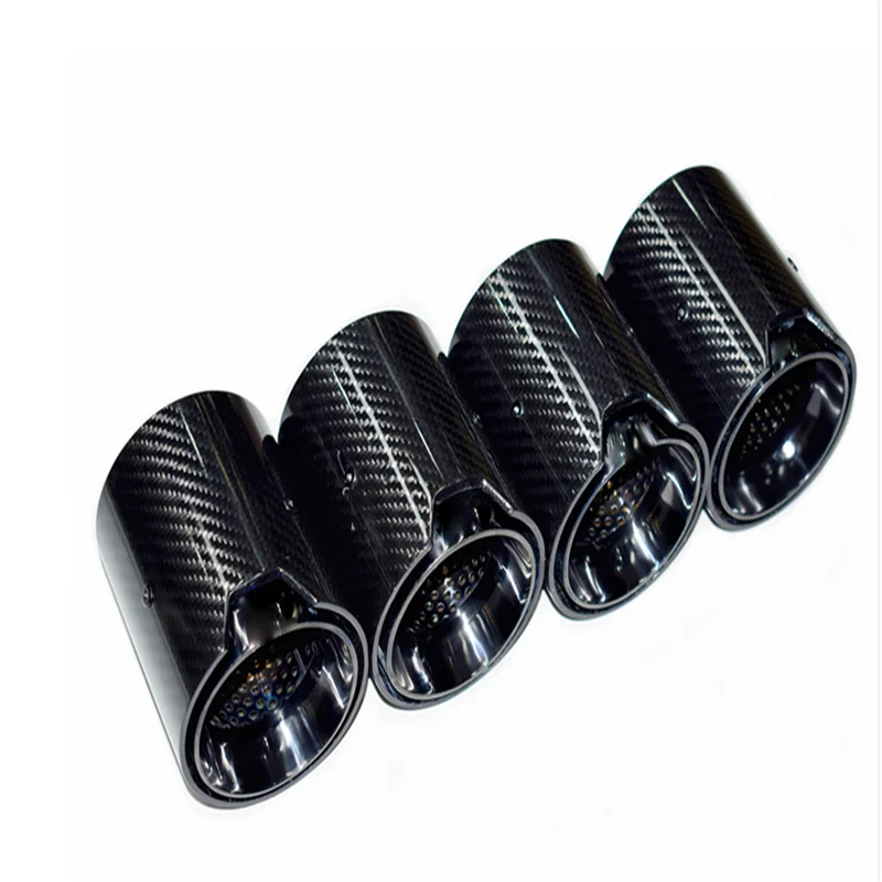 4 шт. автомобильные наконечники из углеродного волокна для BMW M2 F8 M3 F80 M4 F82 M5 F10 M6 F12 M |