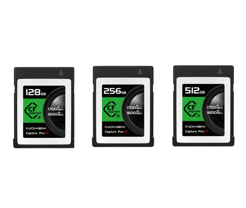 Kup INDMEM 512GB Karta CFexpress Typu B 128GB 256GB 1TB 2TB Karta Pamięci Do Canon R5 DX3 Nikon D6 Z6 Z7 Panasonic S1 S1R
