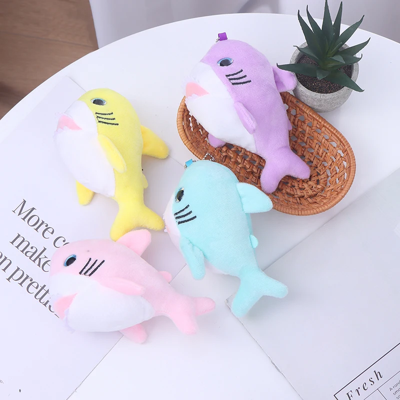 

1Pc Dolphin Plush Frog Cute Coin Purses Zipper Change Purse With Keychain Small Headphone Lipstick Bag Mini Wallet