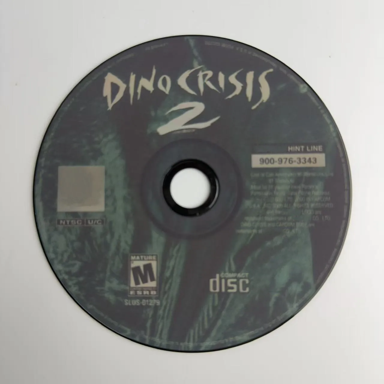 Фото Высококачественный репродукционный диск для Sony PS1: Dino Crisis 2 (версия для США с вибрацией, без инструкции) №5