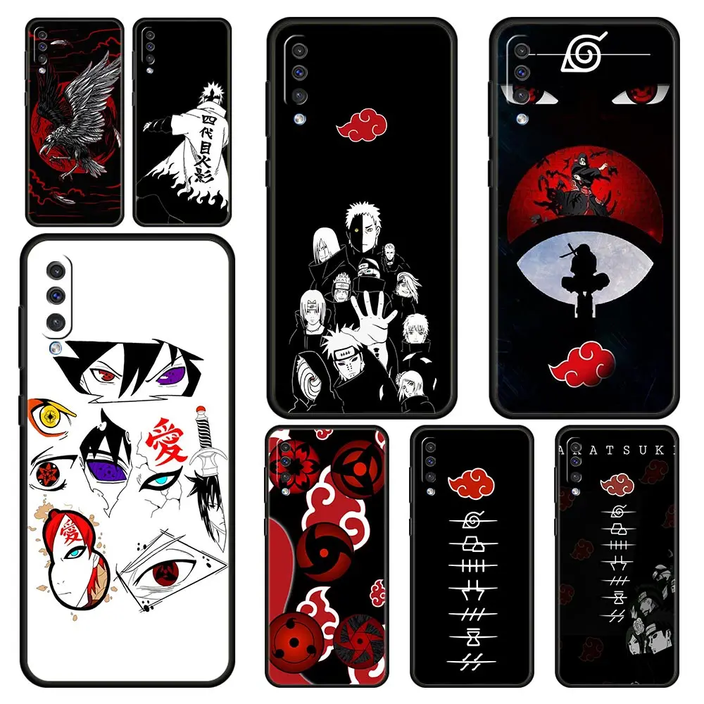 

Naruto Akatsuki Logo Uchiha Phone Case for Samsung Galaxy A12 A22 A32 A52 A50 A70 A10 A10S A20 A30 A40 A20S A20E A02S A72 Cover