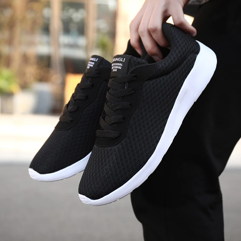 Sneakers Men's Casual Shoes Lace-Up Walking Shoes Women's Breathable Mesh Breathable Tennis Lightweight Unisex Sneakers