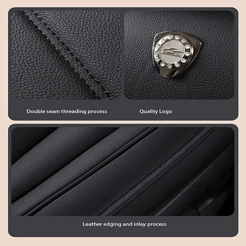 Универсальные кожаные чехлы на сиденья автомобиля для Aston Martin Valkyrie DB11 DB12 DB9 DBS Rapide