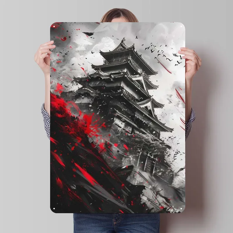 Металлический плакат осада в алле домашний декор винтажный металлический