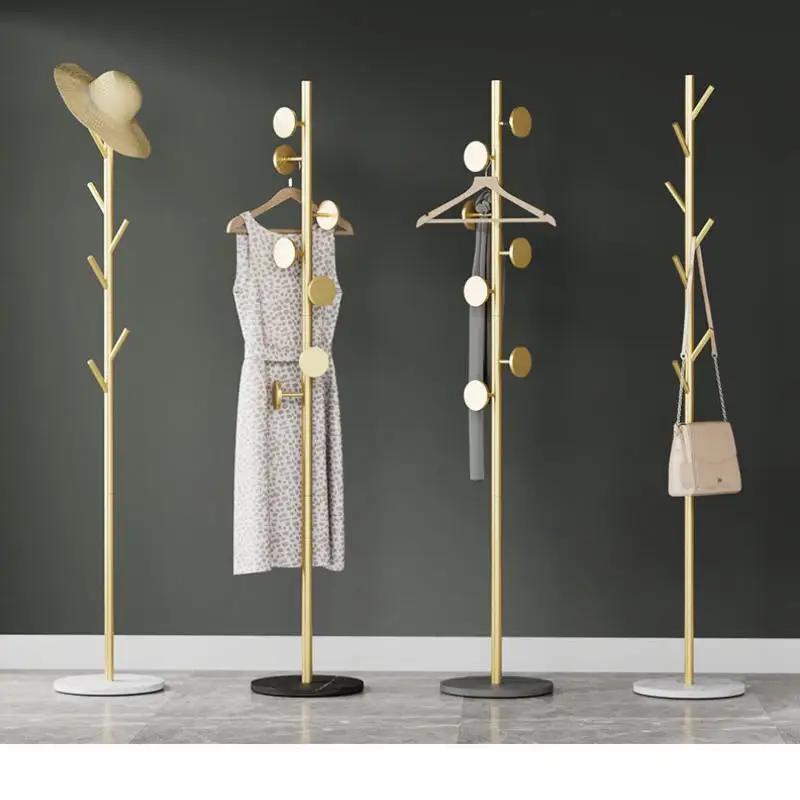 Роскошная вешалка для пальто напольная одежды 7 крючков Многофункциональный