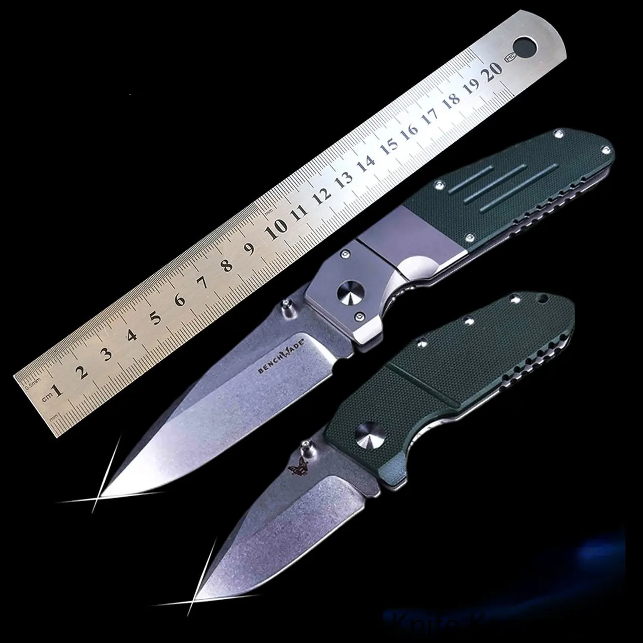 

Benchmade 755/7505 Outdoor Survival Folding Knife Self-defense Fruit Knife Titanium Alloy Sharp Knife Military Camping Knife