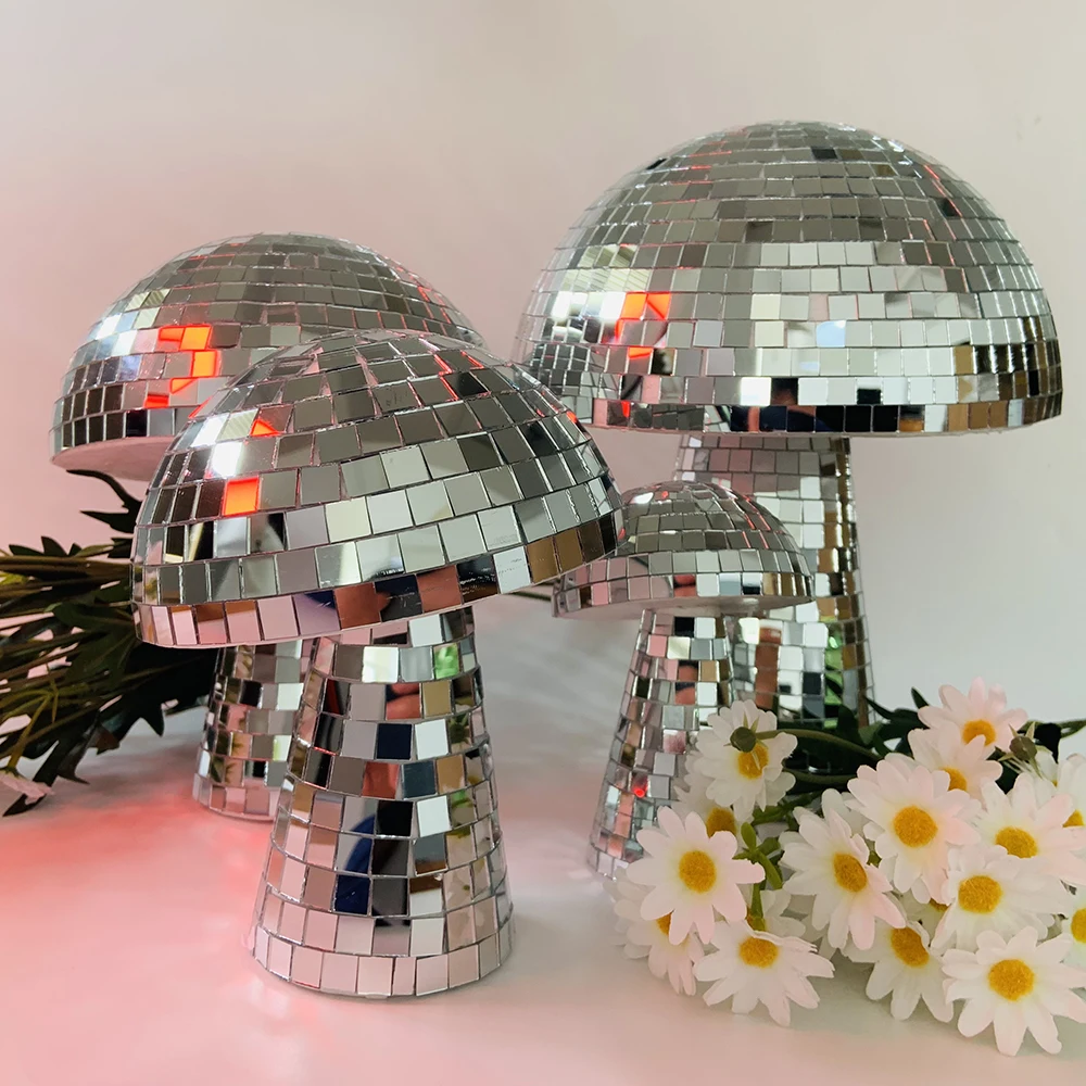 

Disco Mushroom Ball Retro Paddestoel Disco Ball Muur Venster Desktop Decoratie Bachelorette Party, Birthday Party, Bridal Shower