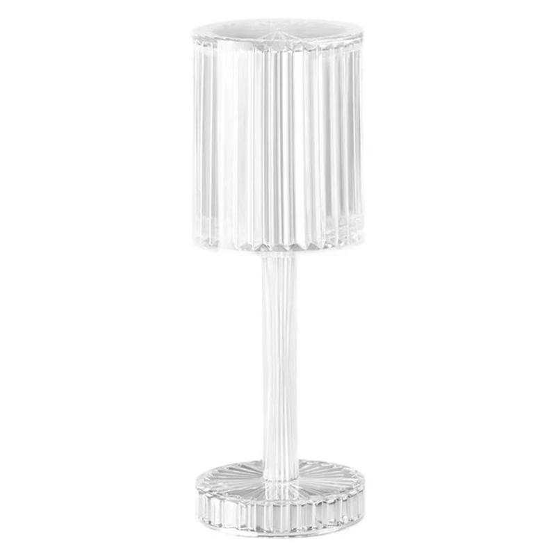 

Touching Control Gatsby Crystal Lamp, Crystal Cordless Table Lamp With Touch Control & USB Port For Bedroom