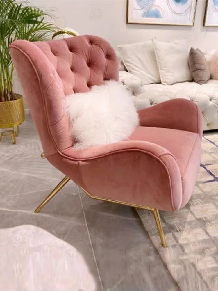 

Makeup Lounge Chair Bedroom Beach Luxury Designer Chair Lazy Adults Designer Sillones Modernos Para Sala Home Furniture