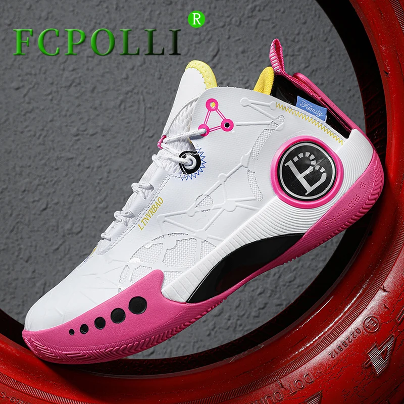 

Best Selling Basketball Trainers Men Women Brand Designer Basket Shoes Kids Non-Slip Basketball Boots Unisex High Ankle Sneakers