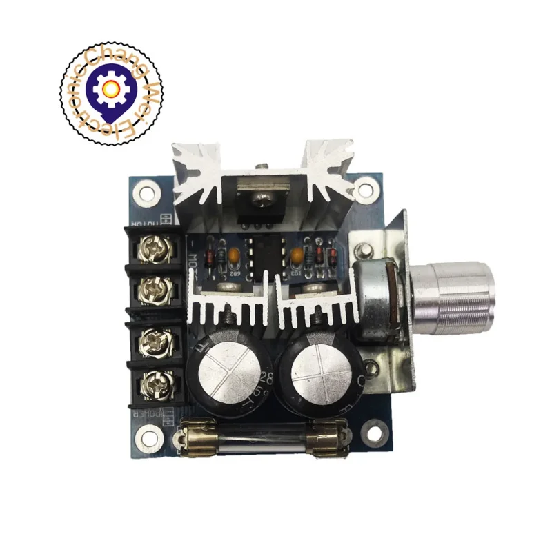 ШИМ-регулятор скорости двигателя постоянного тока с комплектом ручек 10 В-40 В