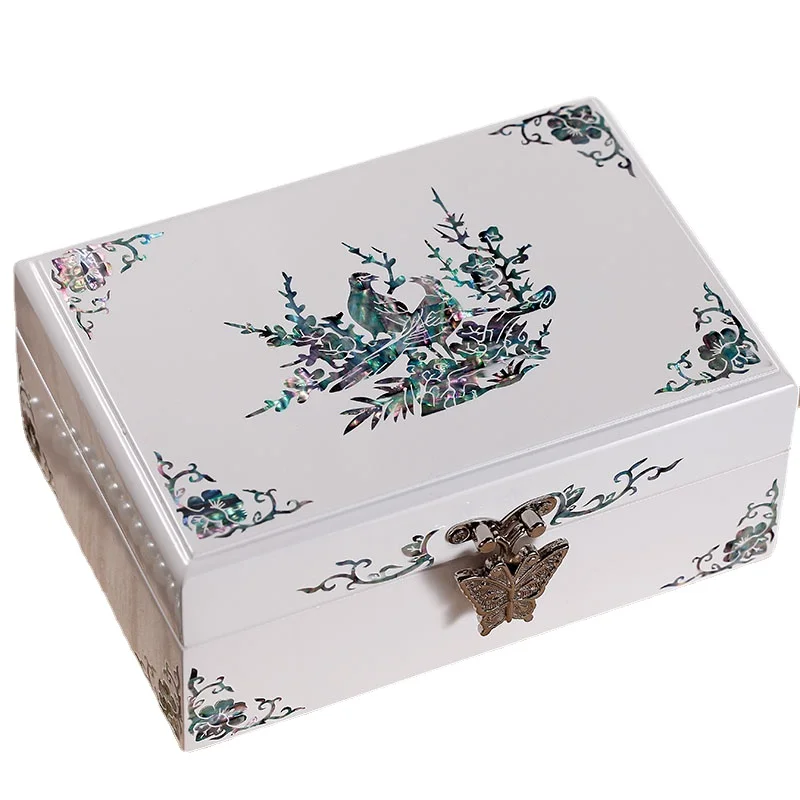 

Snail Jewelry Box White Wooden Watch Jewelry Storage Jewelry Box Wedding Gift