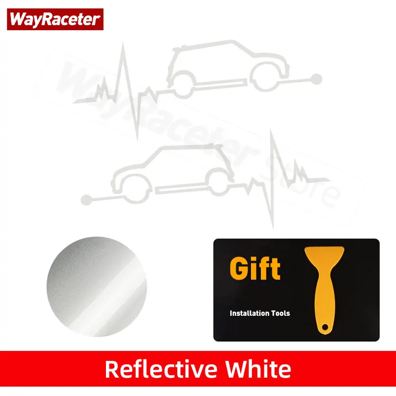 

2 шт., светоотражающие виниловые наклейки на окна для MINI JCW R50 R52 R53 R56 F55 F56 F57 R55 F54 R60 F60 R61