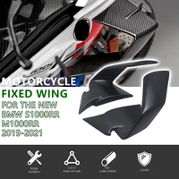 for bmw s1000rr s1000 rr m1000rr 2019 2020 2021 2022 abs carbon fiber windshield wing fairing front aerodynamic spoiler winglet