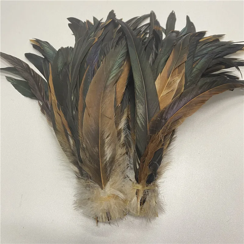 

Promotion 100pcs/lot Nature Chicken Feathers for Crafts 10-12inch/25-30cm Rooster Feathers Jewelry Carnival Home Plumas