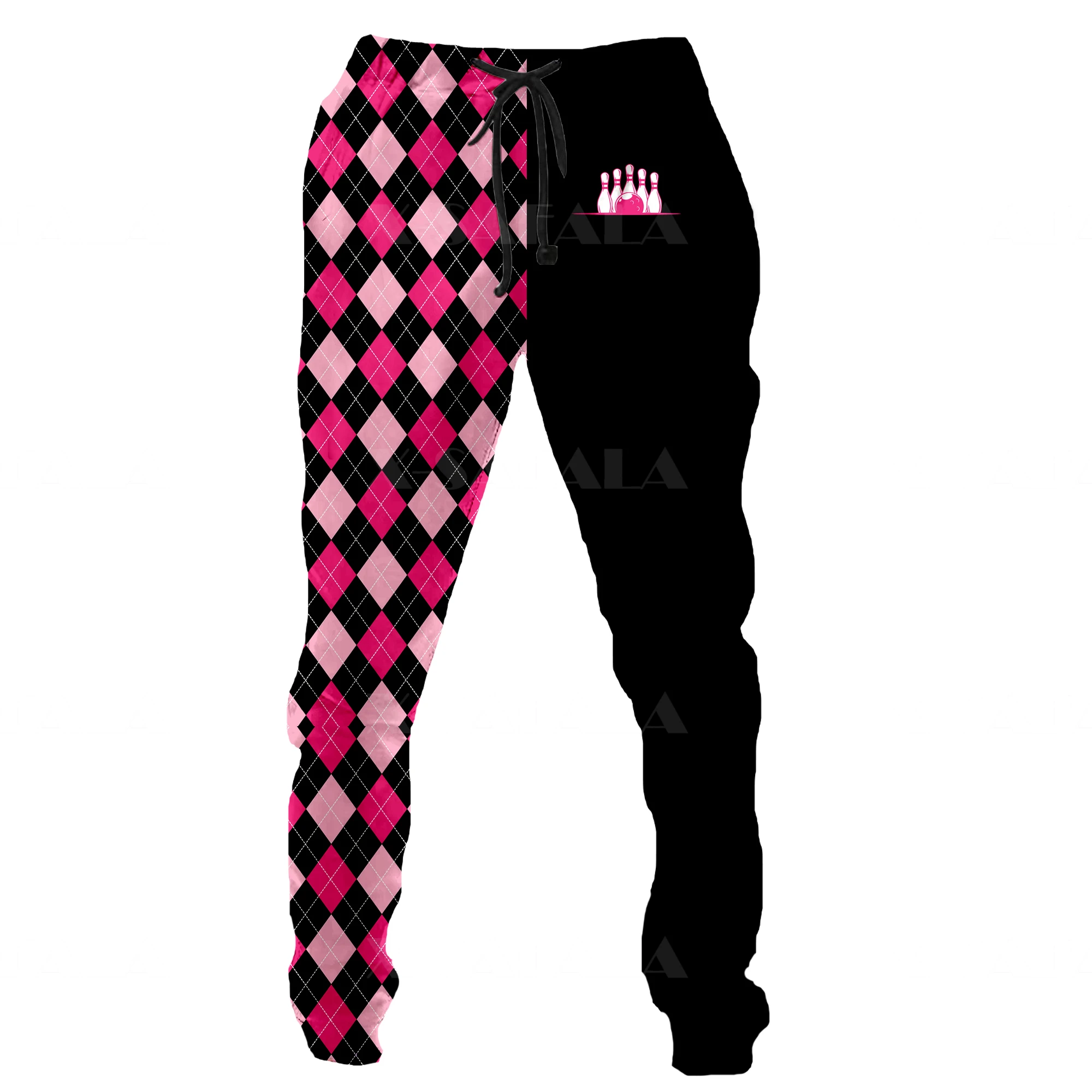 Подарок для любителей боулинга спортивные брюки с 3D принтом мужские