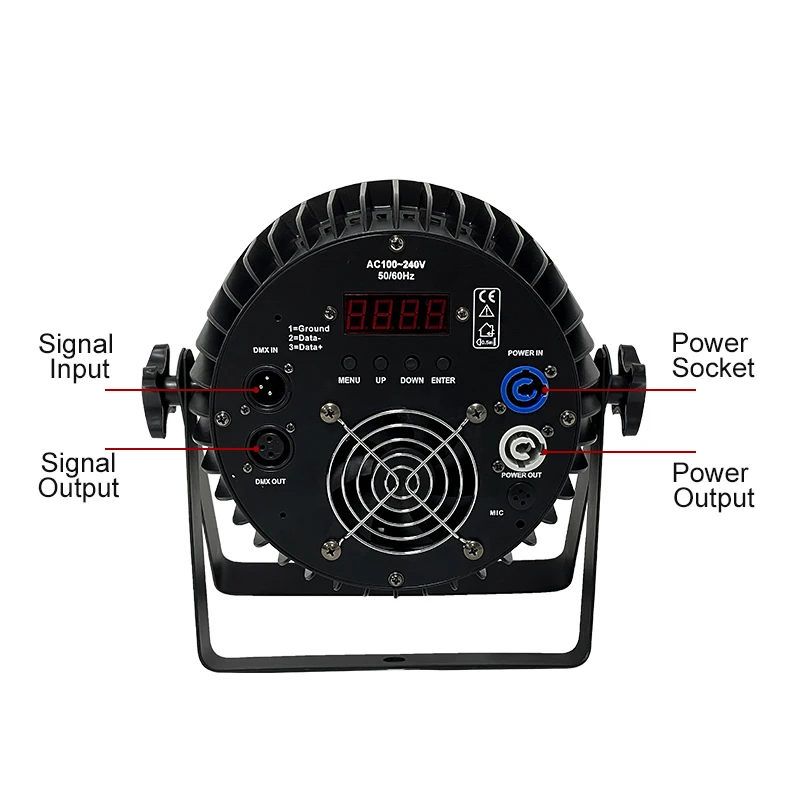 10 шт./лот 24x12 Вт RGBW/24x18 RGBWA UV 6 в 1