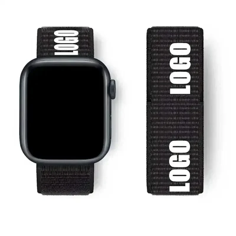 Фото Нейлоновые ремешки-петли — подходят для Apple Watch 44 мм, 42 мм, 40 мм, 45 мм, 41 мм, 46 мм, 49 мм — совместимы с iWatch Series 10 9 SE 7 6 5 4 Ultra 2 №2