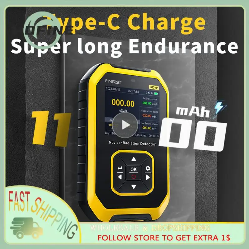 

Personal Geiger Counter Portable Multi-language Dosimeter Higher-precision Radioactivity Tester Tools X-ray γ-ray β-ray