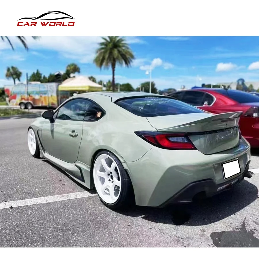 Комплект кузова автомобиля Carworld для Toyota GR86 TRD Style передняя губа задняя боковые