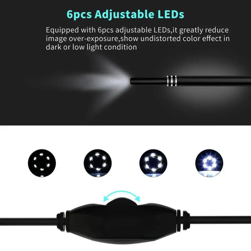 

6 In 1 Visual Ear Spoon Ear Canal Endoscope High-definition Ear Digging ENT Cleaning Endoscope Ear Scoop For Android System