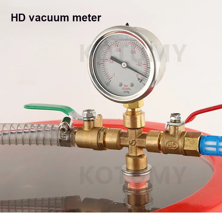 Вакуумная дегазирующая камера из нержавеющей стали 2/3/5 галлона вакуумный