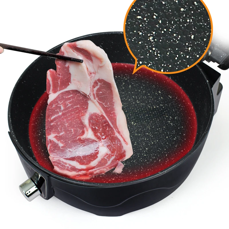 Электрическая сковорода для глубокого приготовления домашняя электрическая