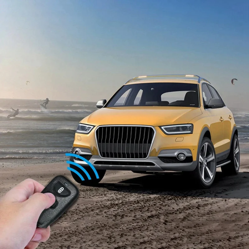 Универсальная автомобильная система блокировки двери без ключа 12 В С 2 пультами