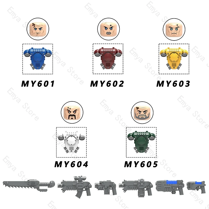 MY601 MY611 40k Sword Guard Ветеран мини-модель фигурки куклы строительные блоки подарок для