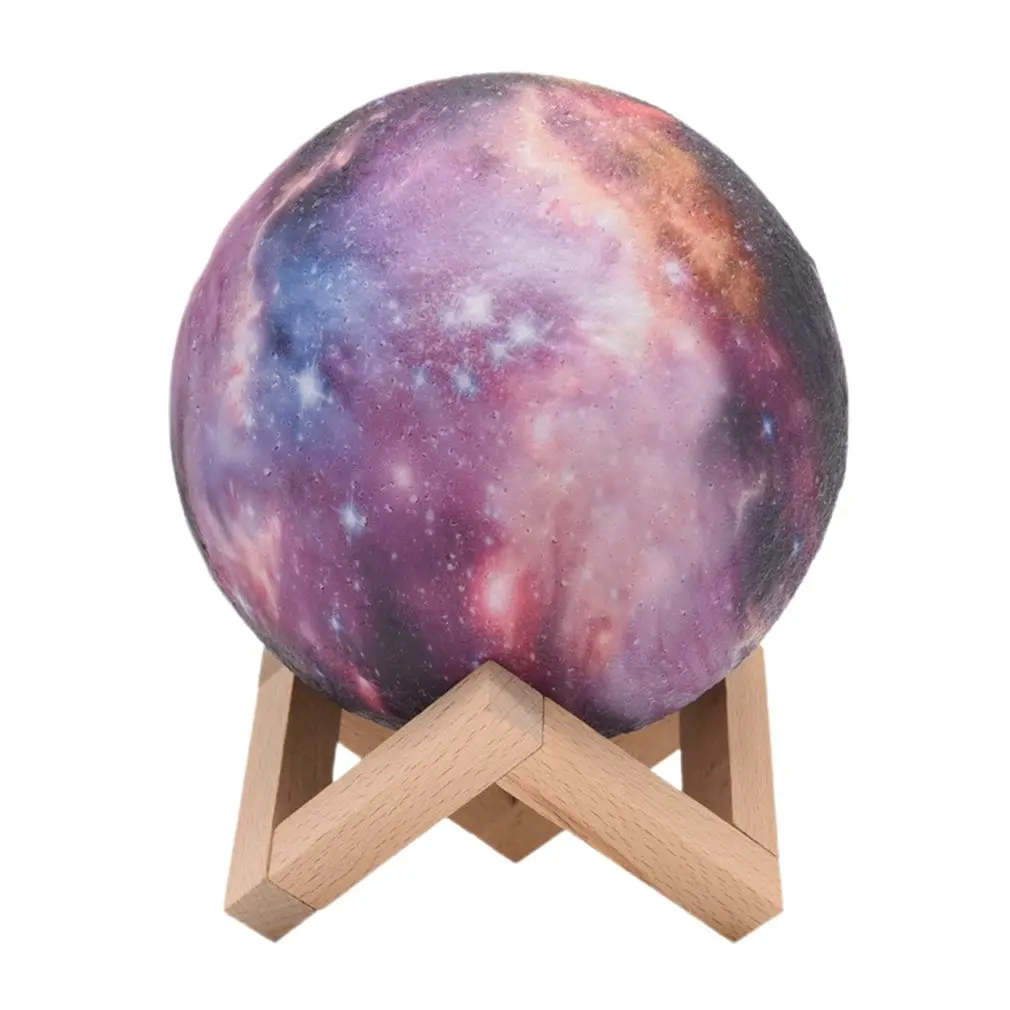 

Hot Moon Lamp 3D Printing Lighting Projector Moon Starry Light 16 Colors Touch and Remote Control Star Bedroom Decoration Light