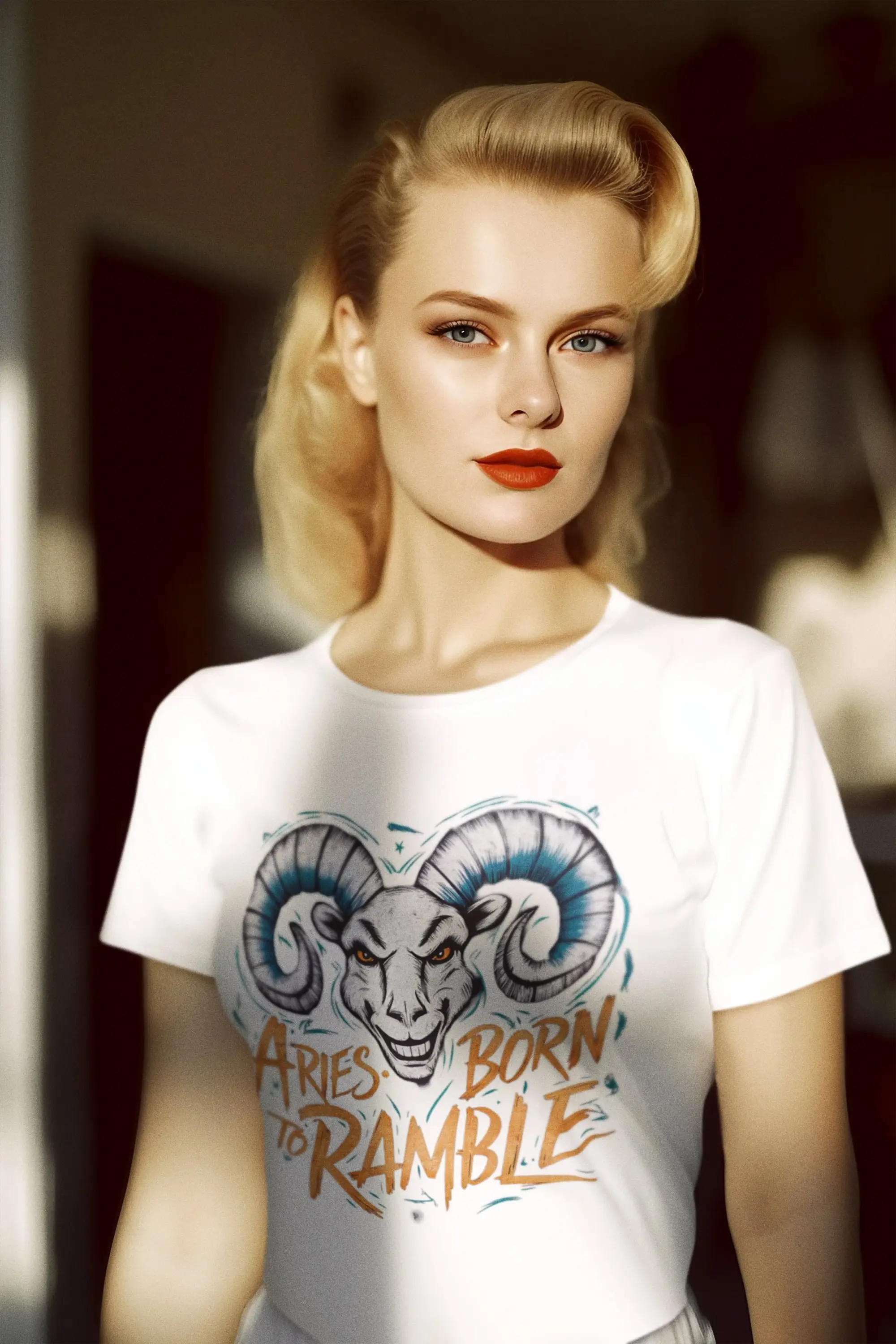 Футболка с изображением зодиака Овен забавный астрологический дизайн баран