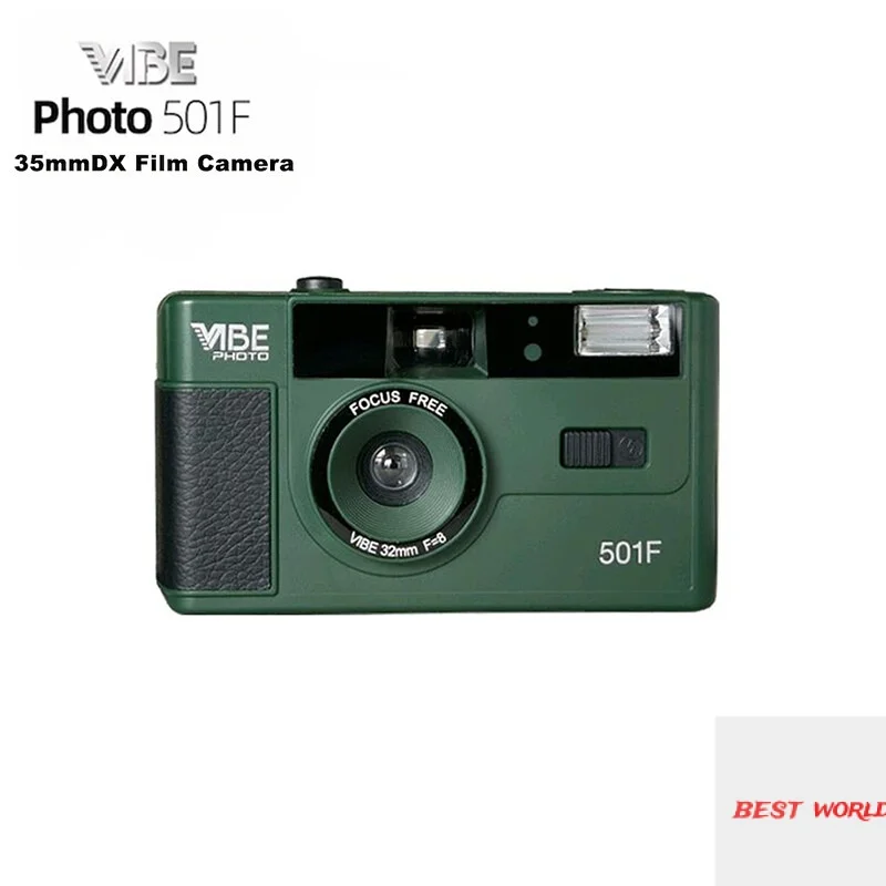 

Vibe 501F фото 35 мм пленочная камера Ретро Руководство 135 Многоразовая камера в комплекте