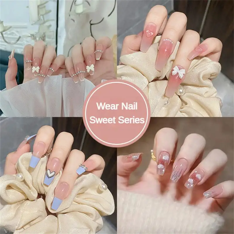 

Wearable Nail Stickers A Total Of 16 Styles Are Available Three Dimensional Stickiness Handwork New Arrivals Nail Appliques