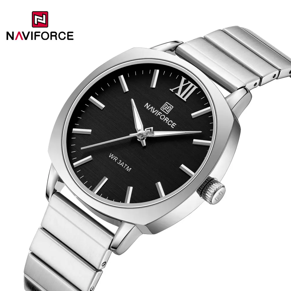 Часы наручные NAVIFORCE женские кварцевые роскошные элегантные водонепроницаемые