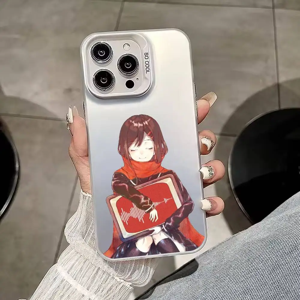 Фото Чехол для телефона Ayano Tateyama Kagerou Project (для iPhone 17, 16, 15, 14, 13, 12, 11, Mini, Pro, E, MAX) белый матовый противоударный №2