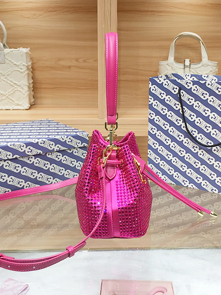 Сумка-хобо женская с розами клатч брендовый Роскошный дизайнерский саквояж на