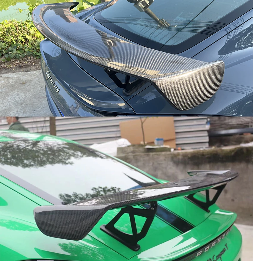 Заднее крыло из углеродного волокна красивый спойлер в багажнике автомобиля