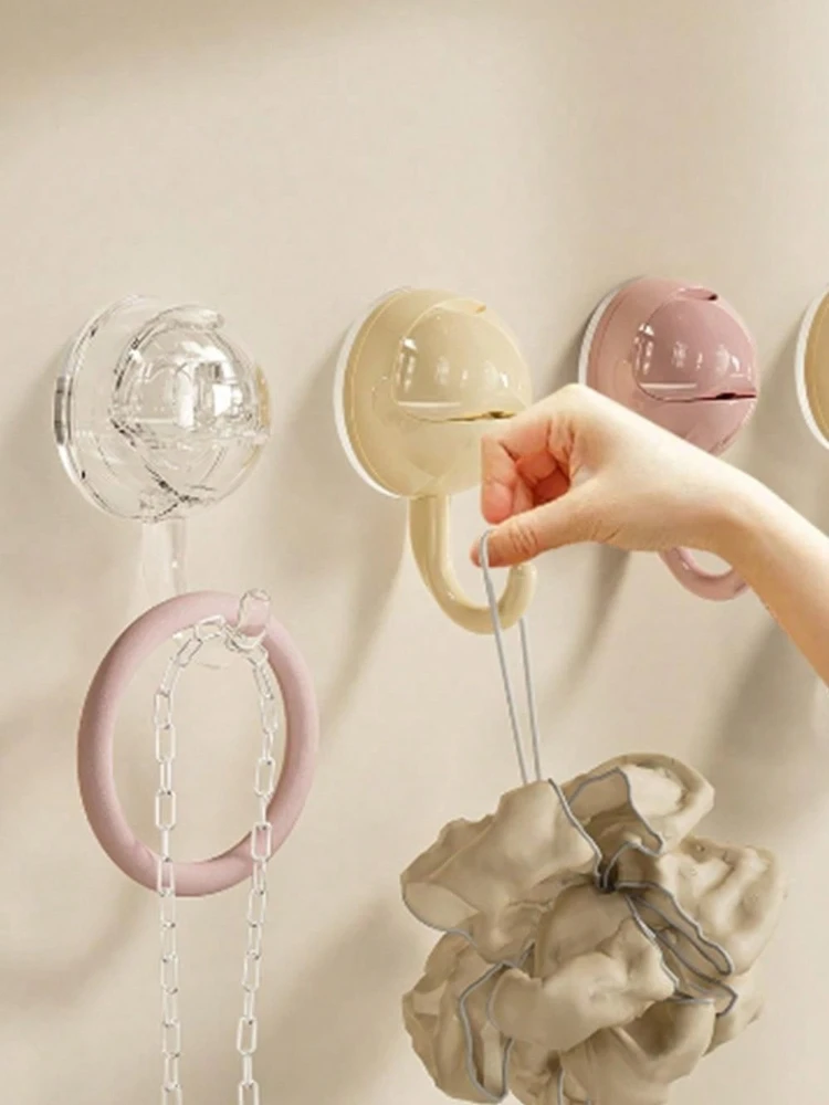 Прочная присоска с крючком многоразовая Тяжелая вакуумная ткань настенное