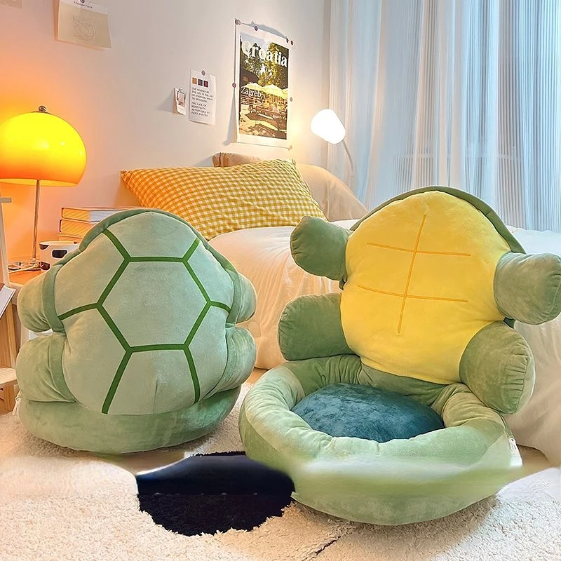 

Turtle Shell Bean Bag Lazy Sofa Pet Futon Cushion Back Pear Chair Tatami Floor Mat Office Relax Seat Filling for Pouf for Adults