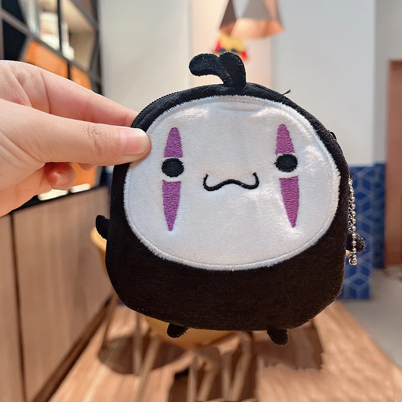 Кошелек с монетницей для косплея аниме Мой сосед Тоторо маленькая плюшевая кукла