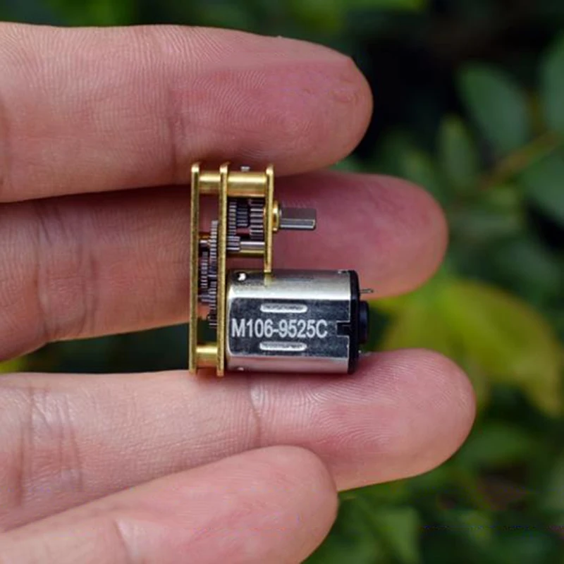 Мини-7-тип N20 цельнометаллический мотор-редуктор постоянного тока 6 В-12 В 60 об/мин