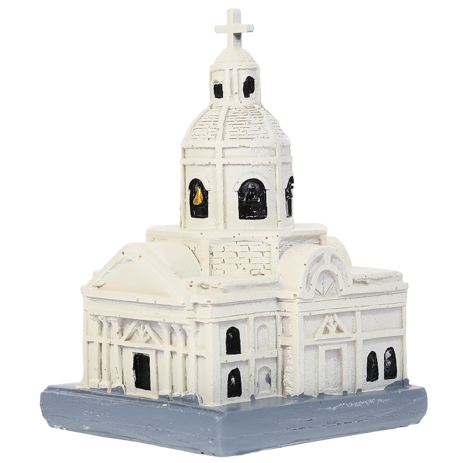

Building Chic Church Decor Decorative Model Statue Sand Table Synthetic Resin Creative Prop Delicate Ornament