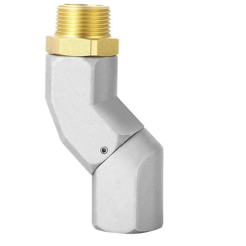 

2X Fuel Hose Swivel 360 Rotating Connector For Fuel Nozzle Multi Plane Fuel Plane Swivel 3/4 Inch