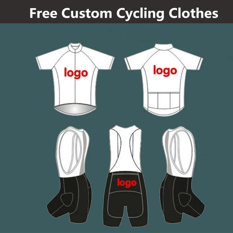 2022 DIY Design Custom Team Men and women Cycling Jersey Four Seasons Racing Road Bike MTB Clothing Customize Maillot Ciclismo