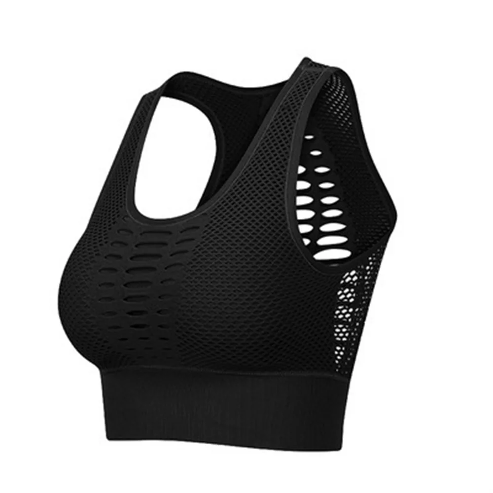 

Yoga Sports Bra Sexy Lingerie Tops for Women Crop Top Workout Mesh Bra High Impact Push Up Underwear Sports Bra for Women Gym