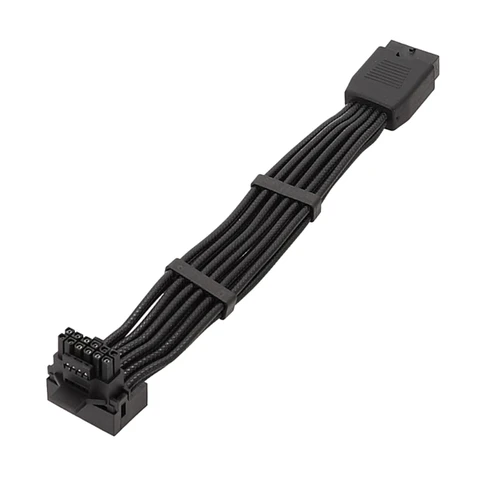 Белый Черный ATX3.0 12VHPWR 600 Вт "папа-мама" 16 (12+4) кабель 16AWG провод