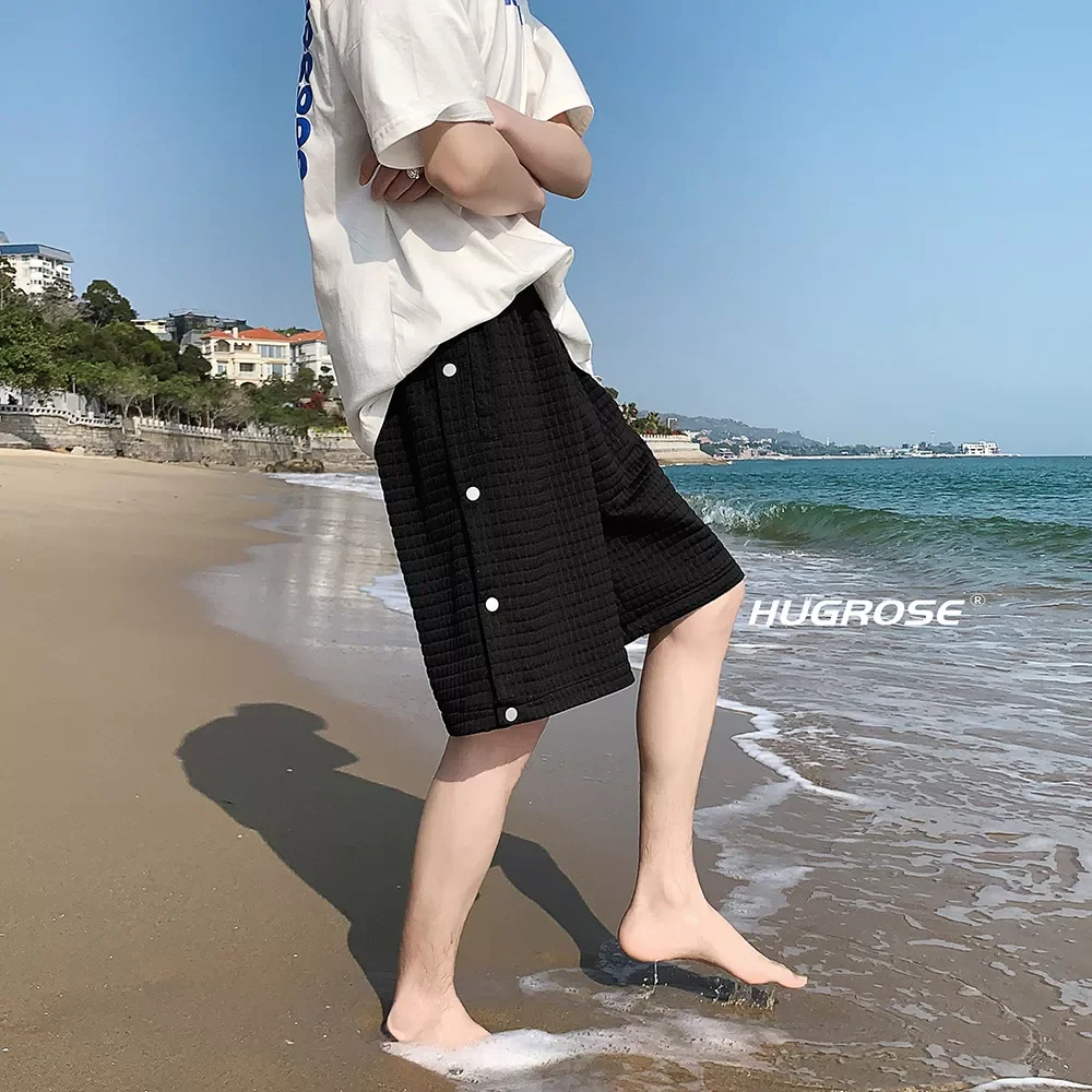 

Shorts Men Board Shorts Fashion Walf Checks Man Comfortable Bermuda Beach Shorts Casual Drawstring Short Pants Male Outwear