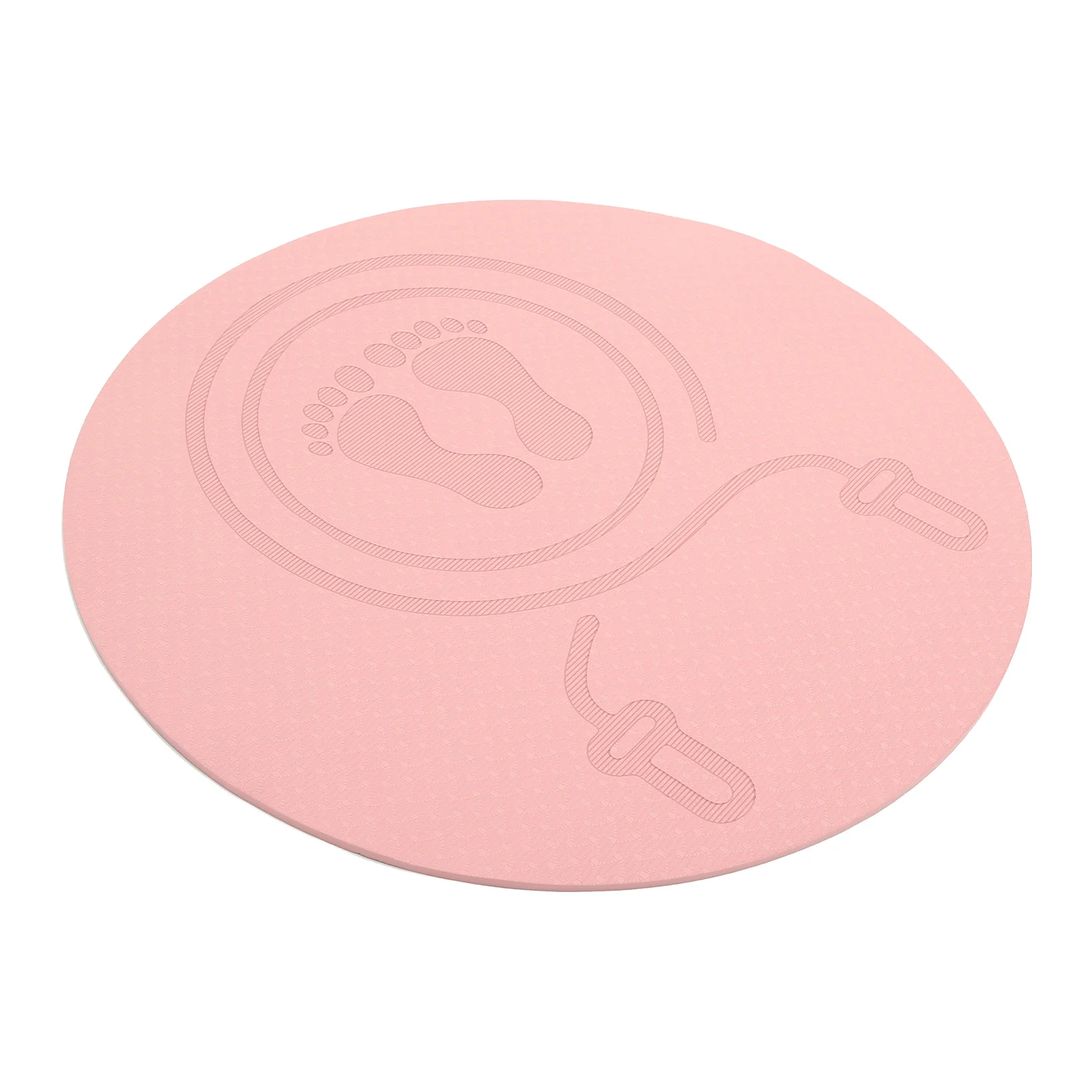 

Round Outdoor Rugs Skipping Mat Fitness Floor Shockproof Non-slip Jump Rope Jumping Pad Tpe Sound Travel