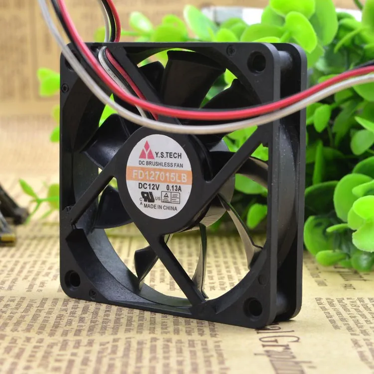 FD127015LB для y.s. Охлаждающий вентилятор для сервера Tech 70 мм 7015 DC 12 В 0.13A 70x70x15 мм