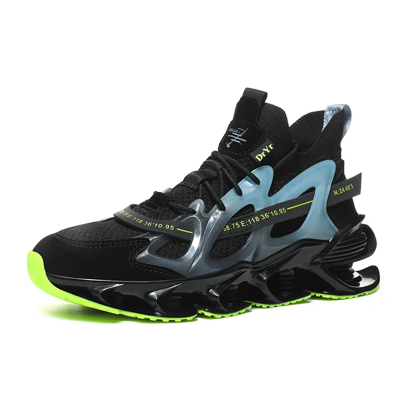 

New In 2022 Promotion Men Shoe Mens Shoes Stretch Fabric Tpr Mesh Male Adult Light Casual Sneakers Sports Shoes Big Size